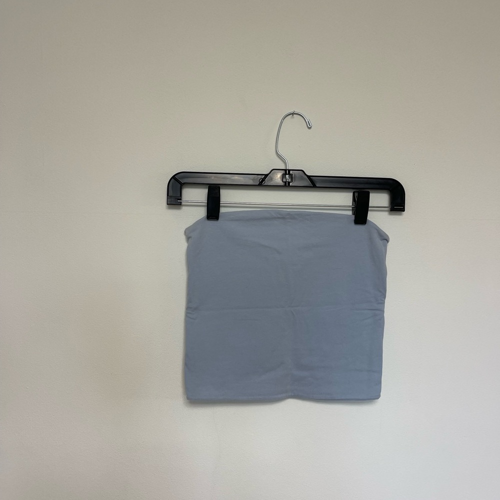 Brandy Melville Light Blue Strapless Tube Top